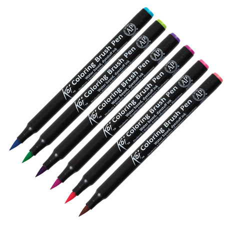 Sakura Koi - Set 6 Marcadores Coloring Brush Pens Flowers (Flores)