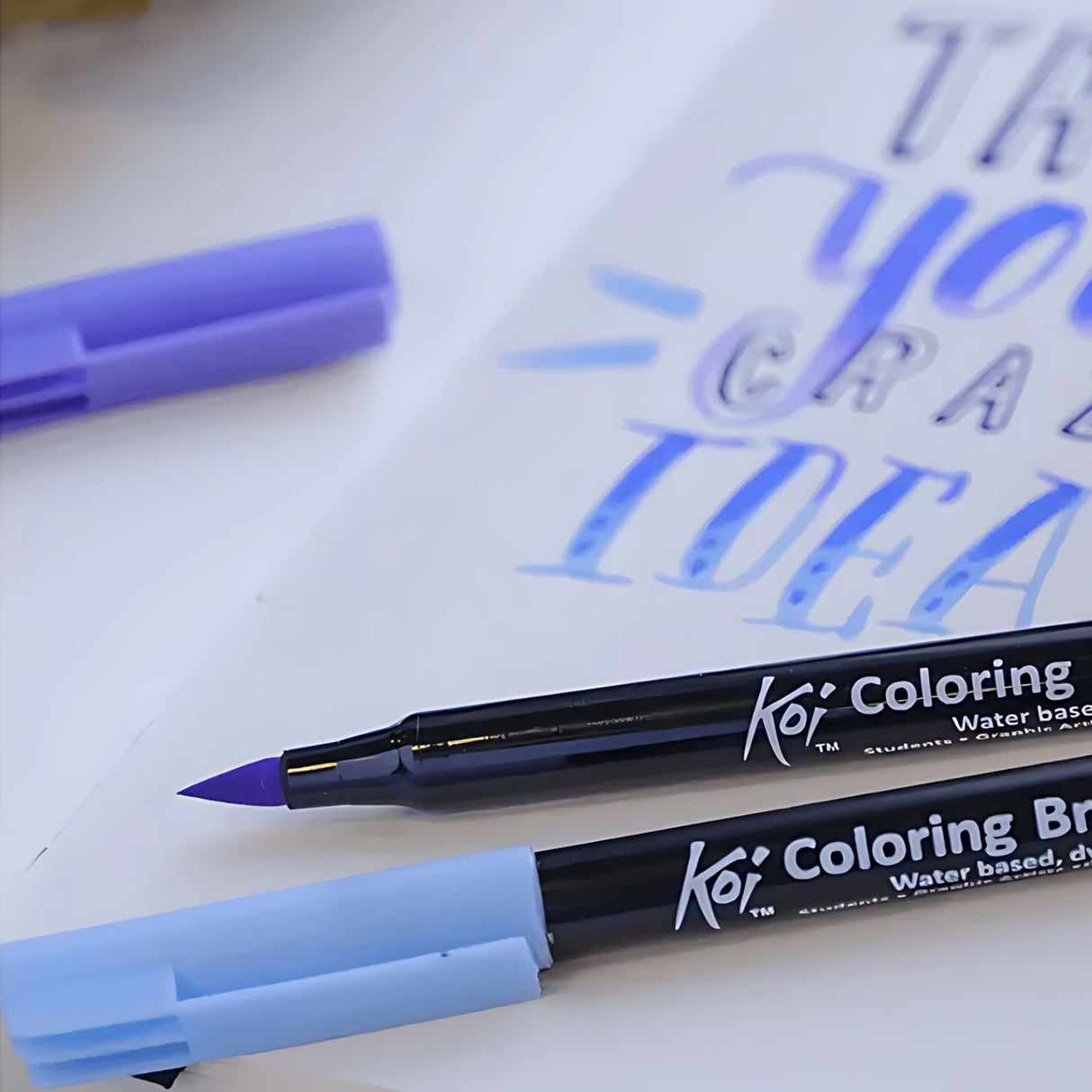 Sakura Koi - Set 6 Marcadores Coloring Brush Pens Pastel