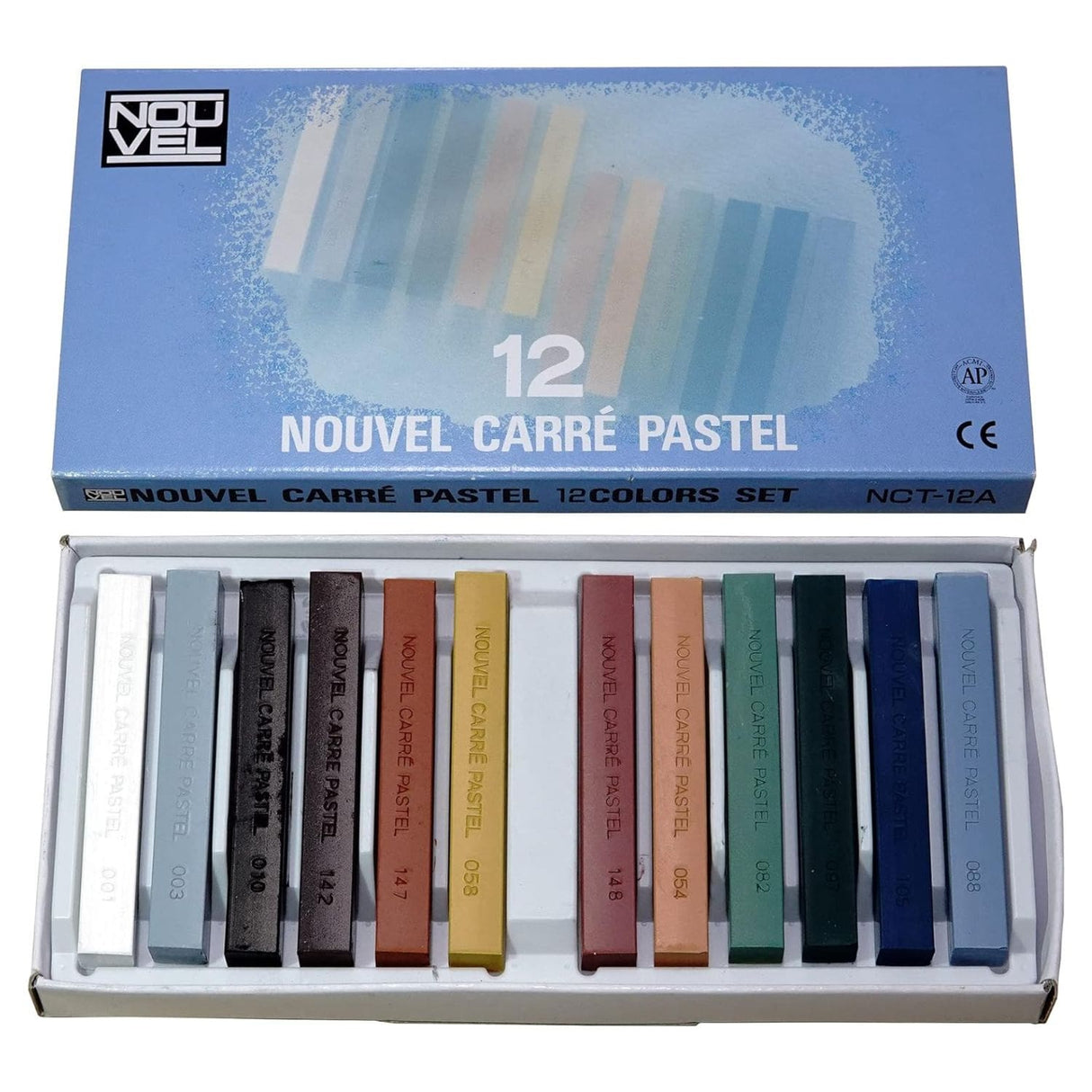 Sakura Nouvel Carre - Set 12 Pasteles Secos en Barra A