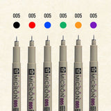 Sakura Pigma Micron - Set 6 Tiralíneas Color Sketch Set 005