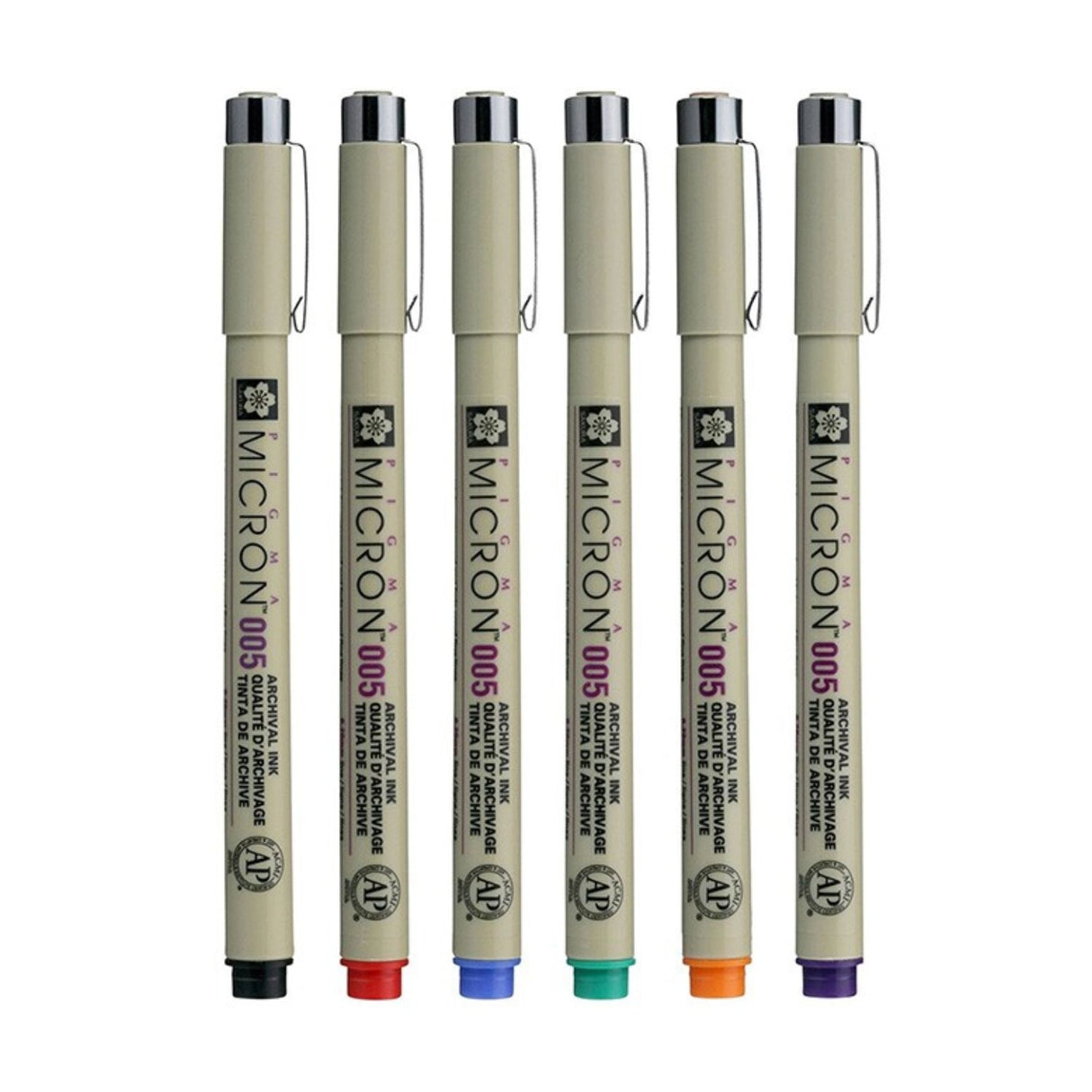 Sakura Pigma Micron - Set 6 Tiralíneas Color Sketch Set 005