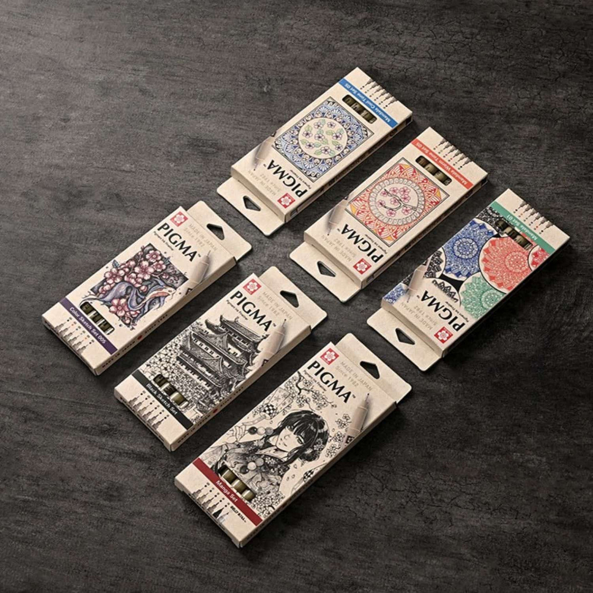 Sakura Pigma Micron - Set 6 Tiralíneas Color Sketch Set 005