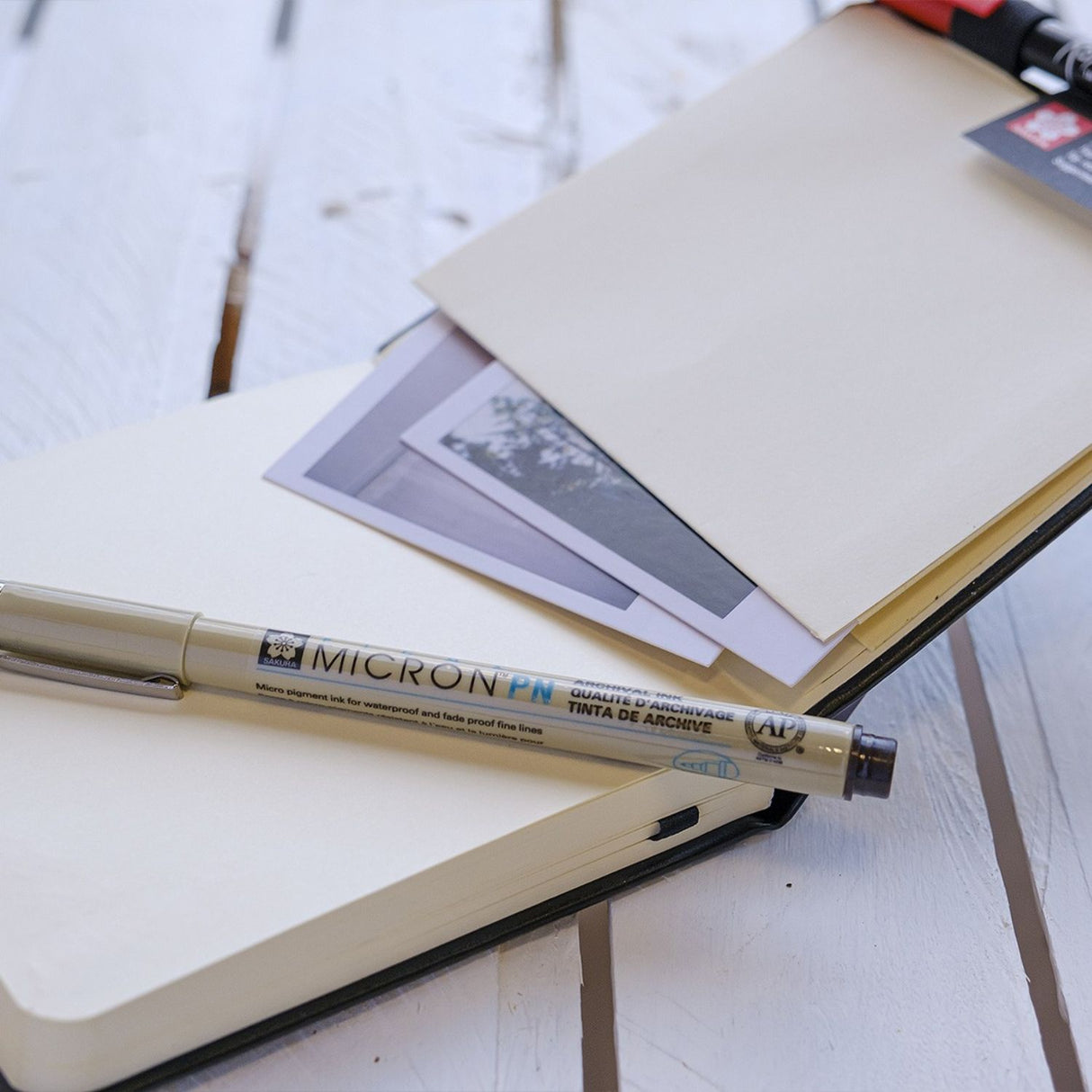 Sakura Sketch Note Book - Sketchbook Papel Blanco/Crema 80 Hojas, 140 g/m2