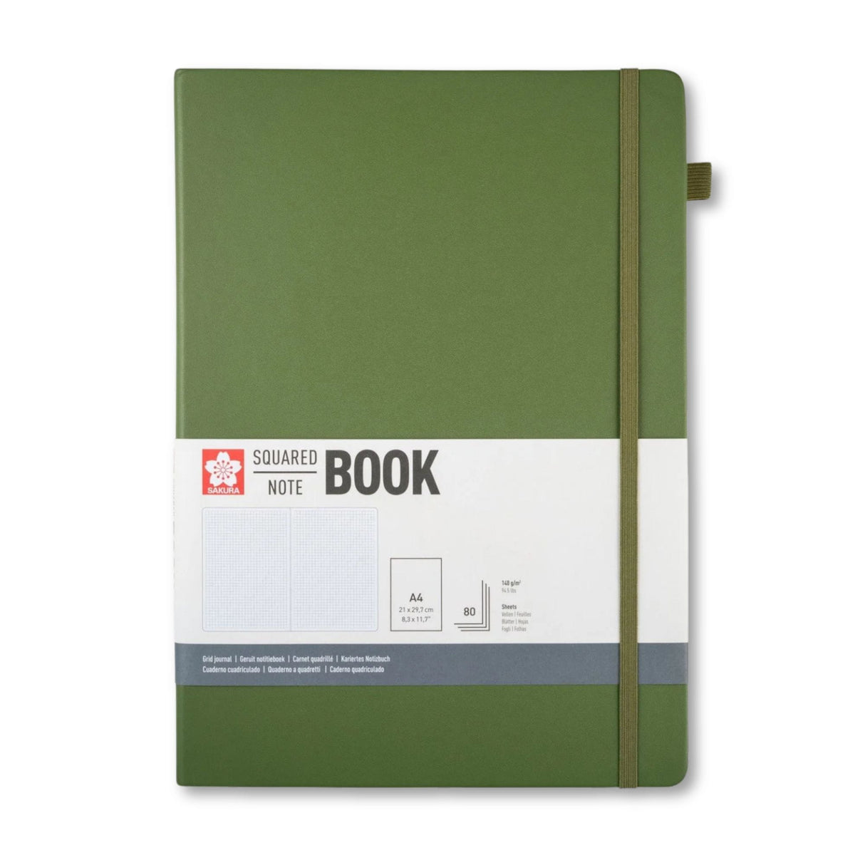 Sakura Squared Note Book - Libreta Cuadros