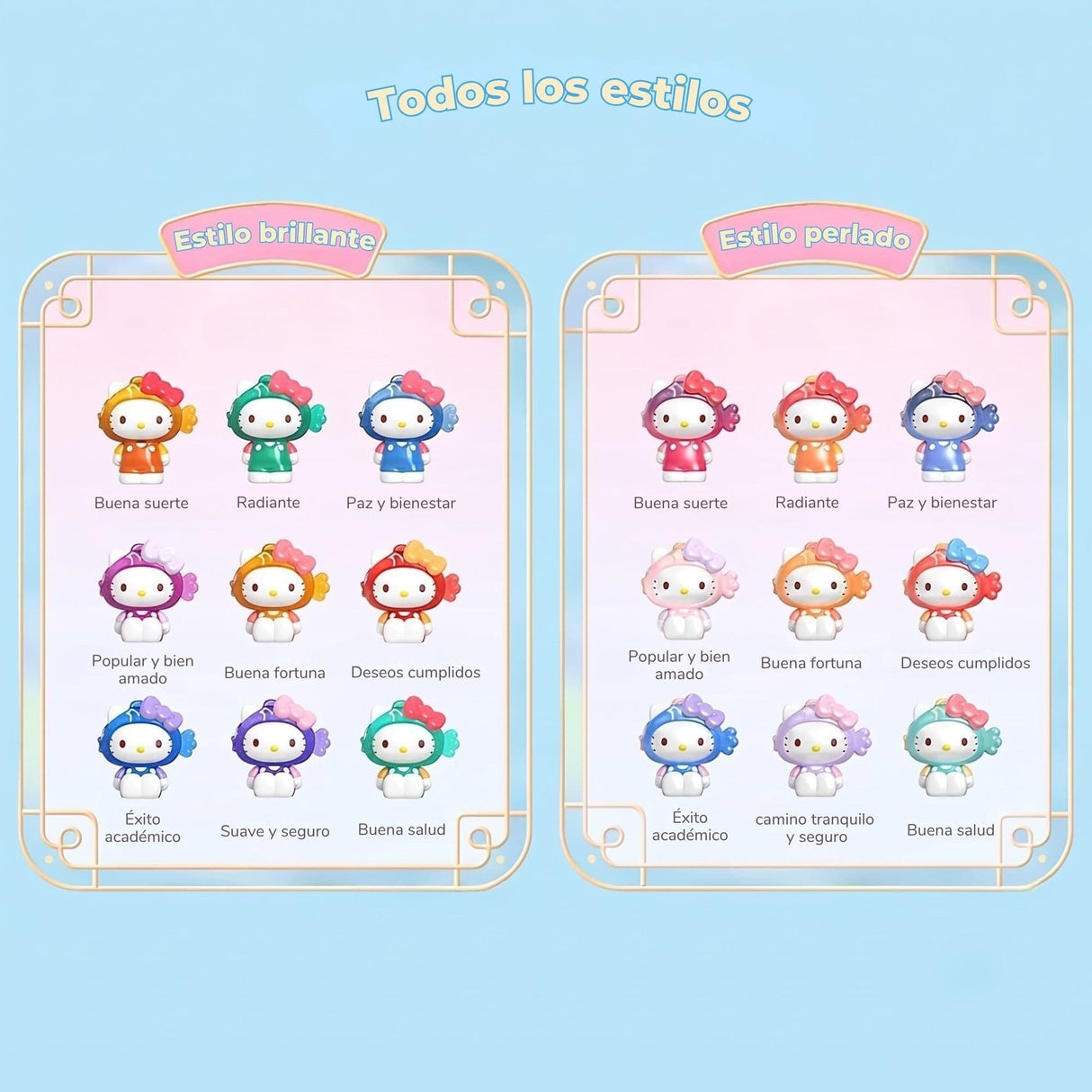 Sanrio - Blind Box Bean Hello Kitty Lucky Koi Series