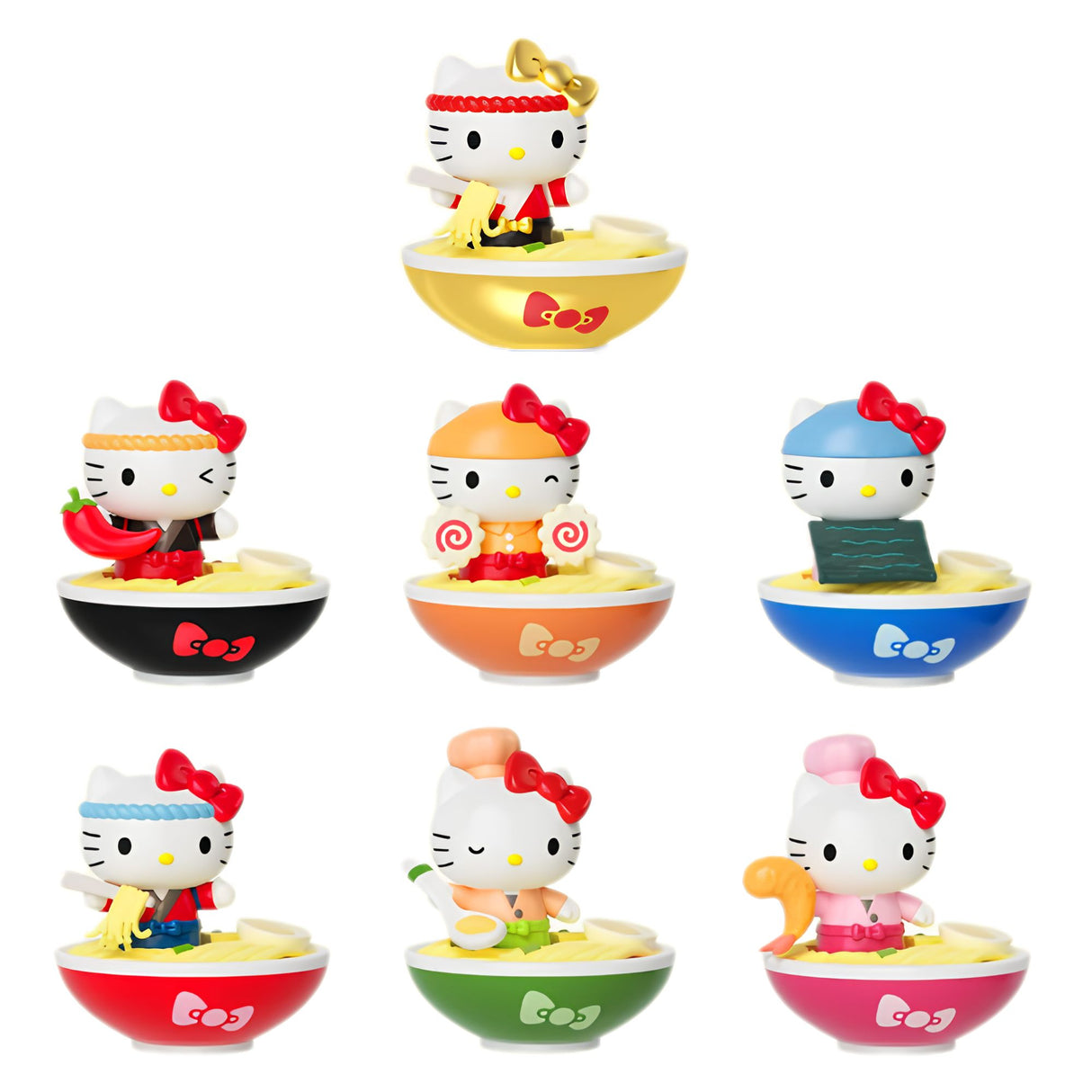 Sanrio - Blind Box Bean Hello Kitty Style Ramen Hall Series