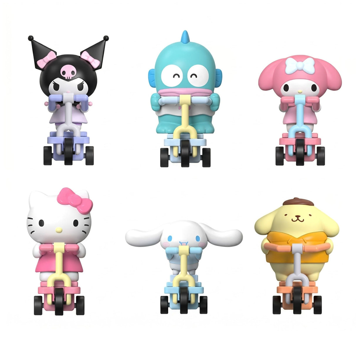 Sanrio - Blind Box Funny Movable Toy Scooter Series