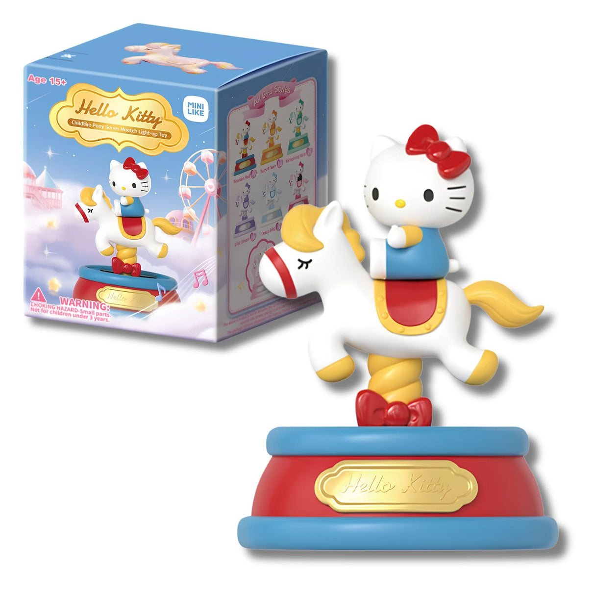 Sanrio - Blind Box Light-up Toy Hello Kitty Style Childlike Pony Series
