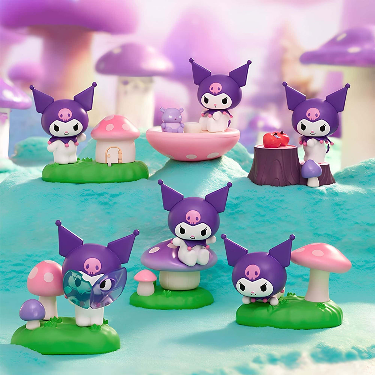 Sanrio - Blind Box Live Toy Kuromi Mushroom Garden Series
