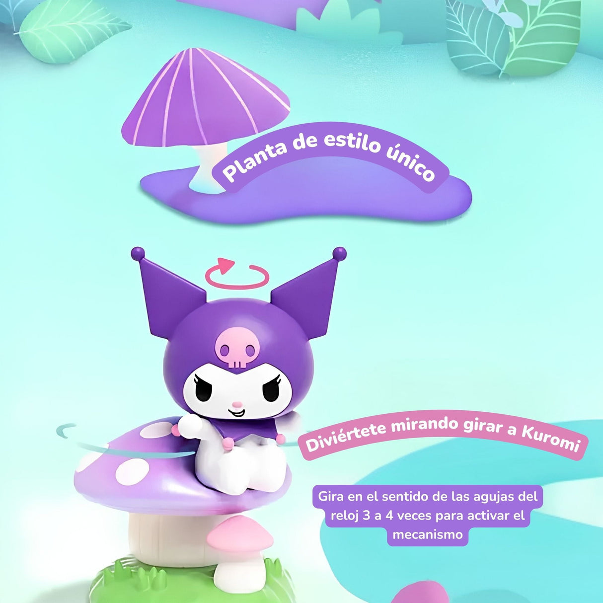 Sanrio - Blind Box Live Toy Kuromi Mushroom Garden Series