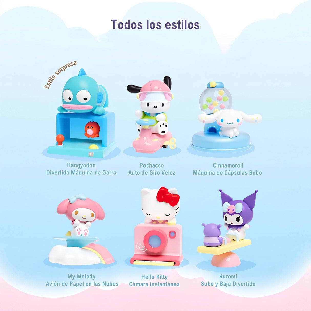 Sanrio - Blind Box Live Toy Sanrio Characters Playful Delight Series