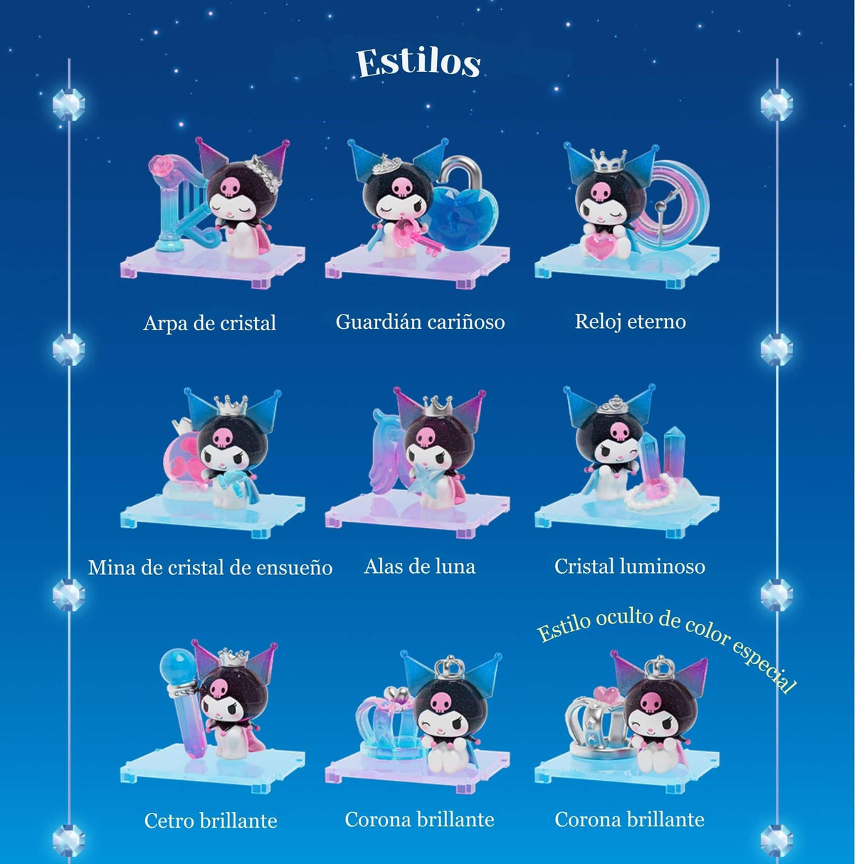 Sanrio - Blind Box Mini Box Kuromi Shimmering Crystal Palace