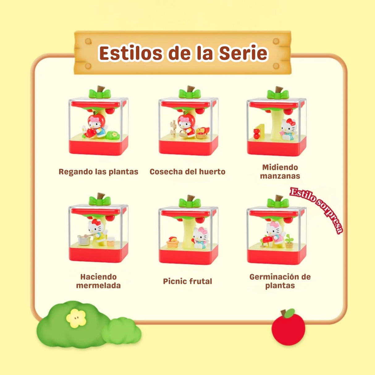Sanrio - Blind Box Mini Box Pro + Hello Kitty Apple Town Series