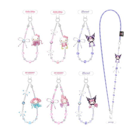 Sanrio - Blind Box Phone Chain Sanrio Characters Love Bow Series