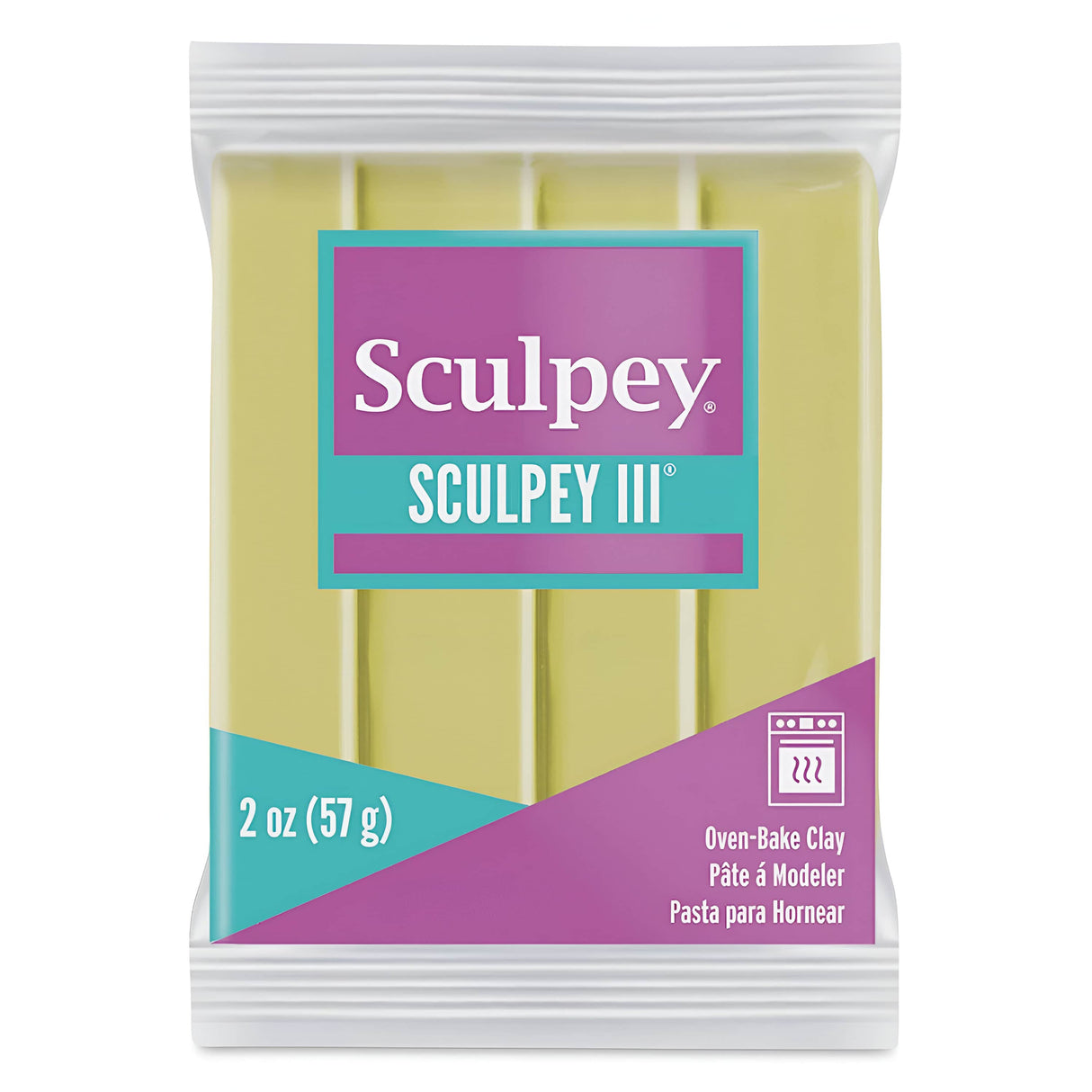 Sculpey III - Arcilla Polimérica Glow in the Dark (Brilla en la Oscuridad) 2 oz (57g)