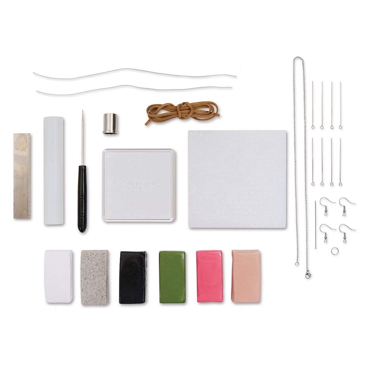 Sculpey - Kit Arcilla Polimérica Abalorios para Joyería 30 Piezas