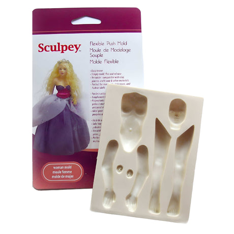 Sculpey - Moldes para Arcilla Flexible Mujer