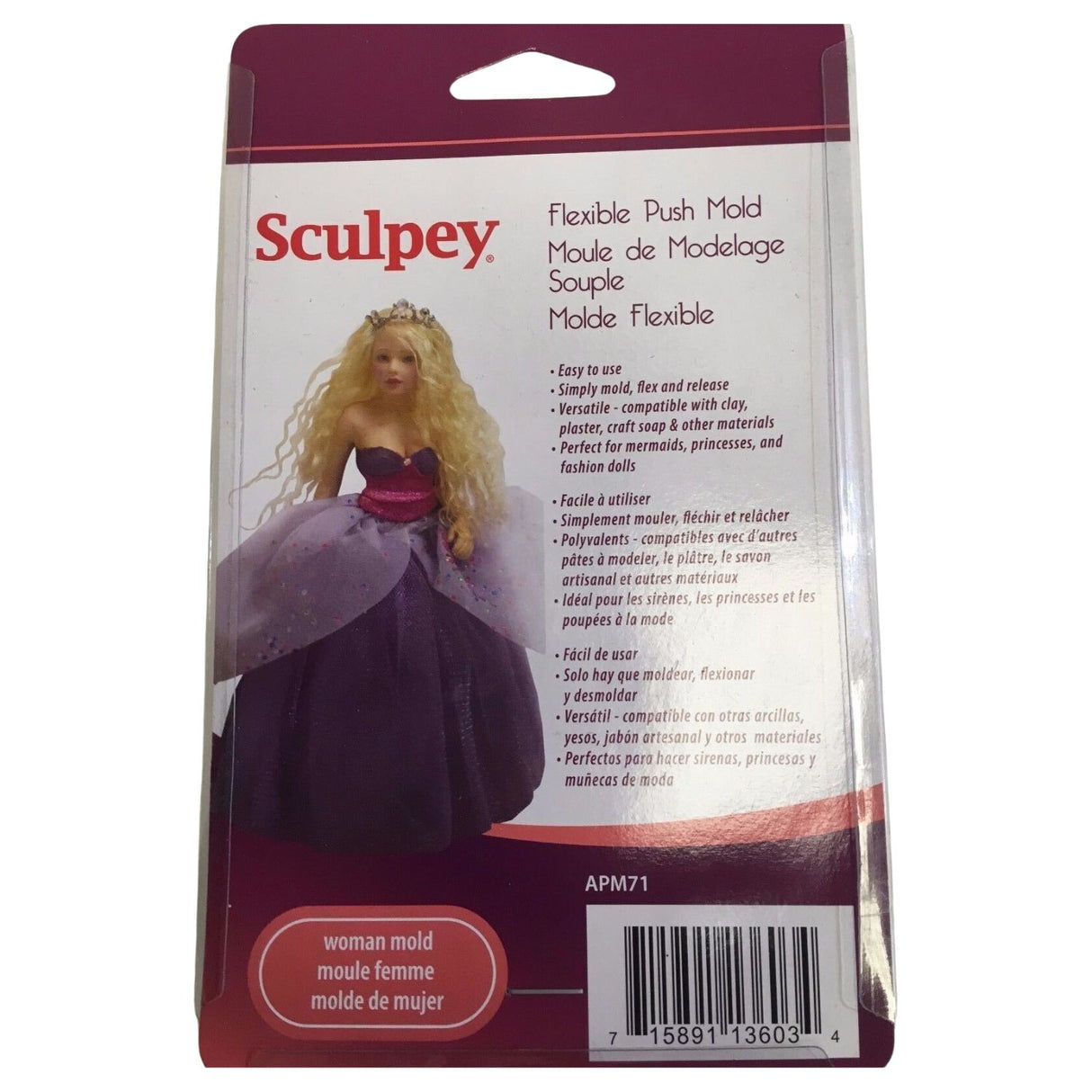 Sculpey - Moldes para Arcilla Flexible Mujer