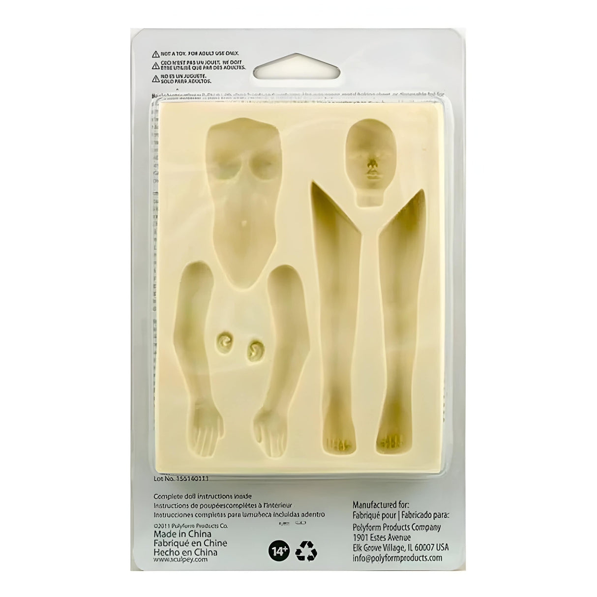 Sculpey - Moldes para Arcilla Flexible Mujer
