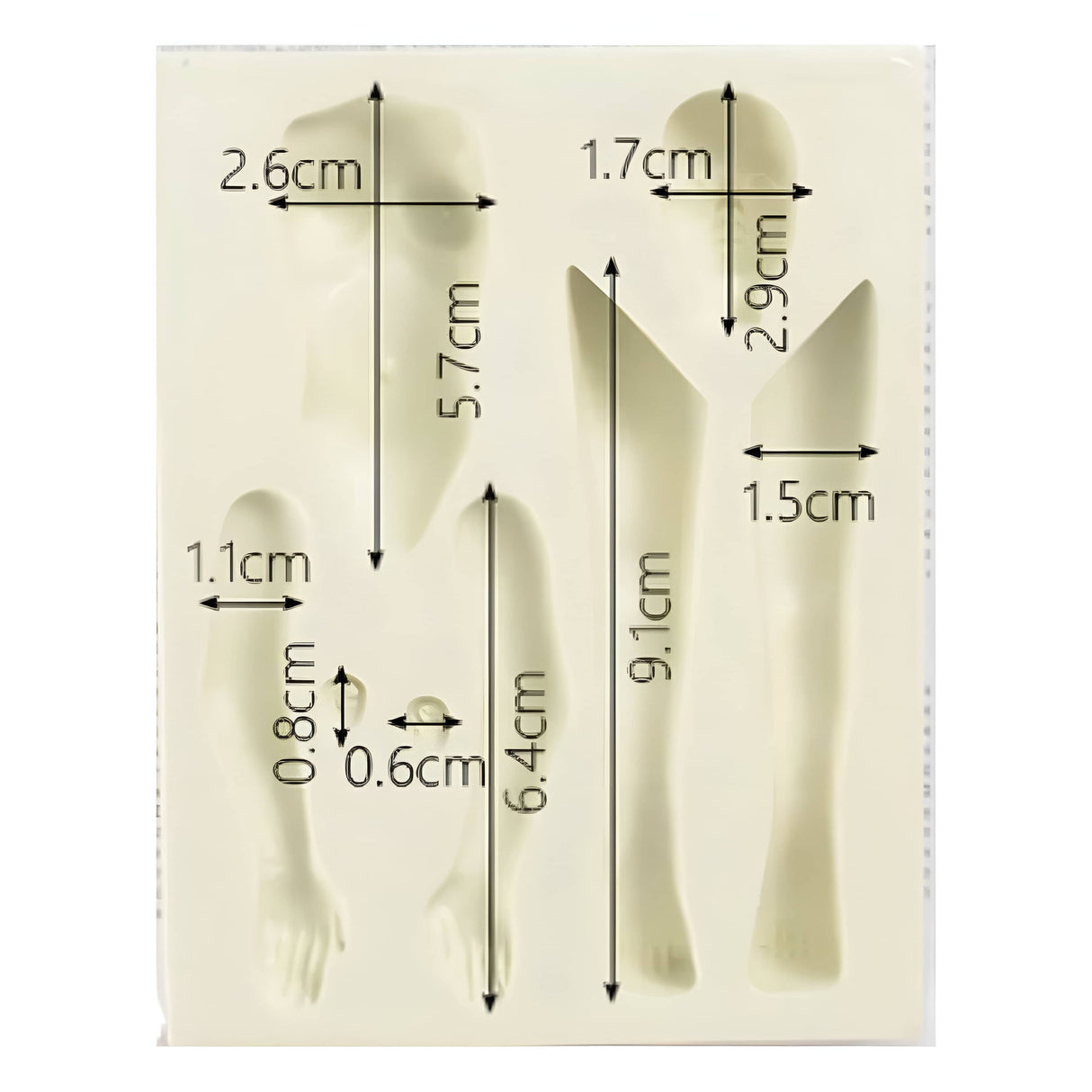 Sculpey - Moldes para Arcilla Flexible Mujer
