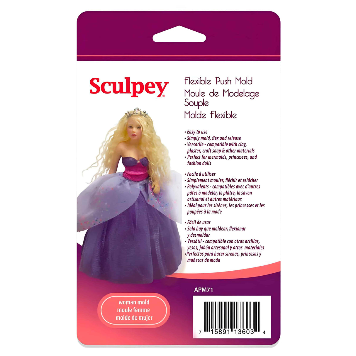 Sculpey - Moldes para Arcilla Flexible Mujer