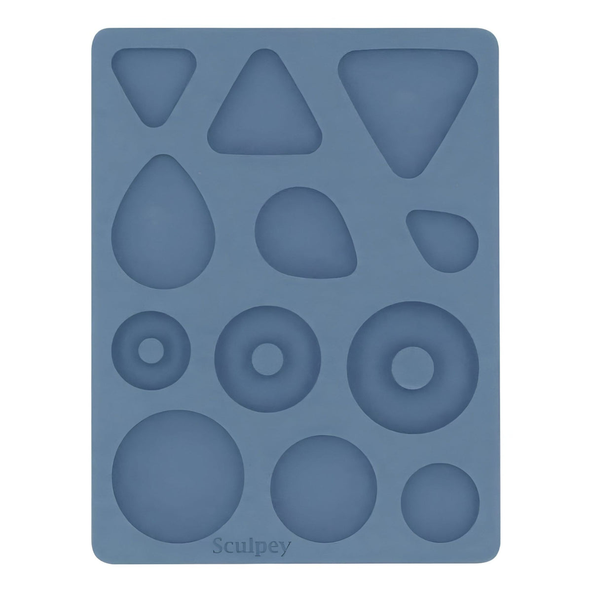 Sculpey Tools - Moldes para Arcilla Horneable de Silicona Figuras Convexas