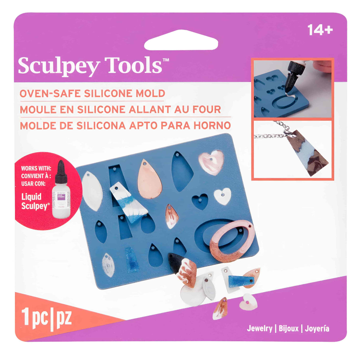 Sculpey - Moldes para Arcilla Horneable de Silicona Joyería