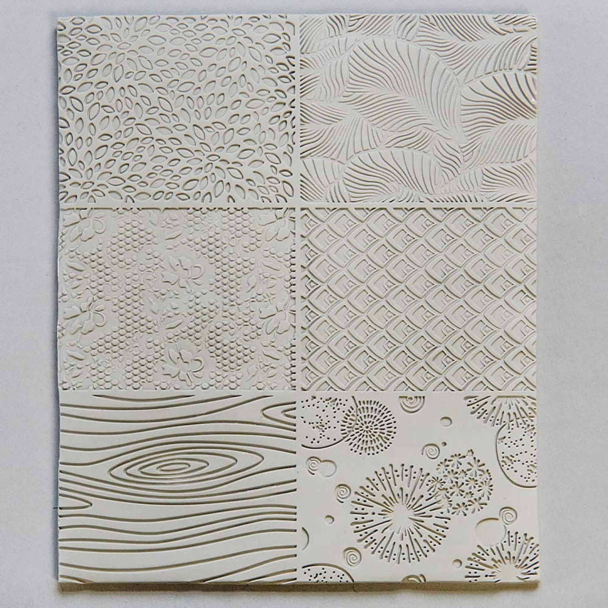 Sculpey - Placa de Texturas para Arcilla Naturaleza