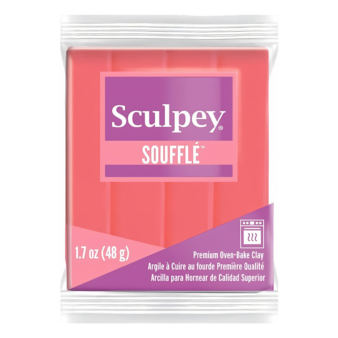 Arcilla Polimérica Sculpey Rosa Claro - Premo, Suave, Flexible, Para Joyería Y Manualidades, Horneable En Horno Casero