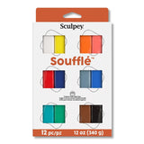 Sculpey Soufflé - Set 12 Arcilla Polimérica Multipack 312 g
