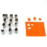 Sculpey Premo! - Set 12 Mini Cortadores de Metal Formas Geométricas
