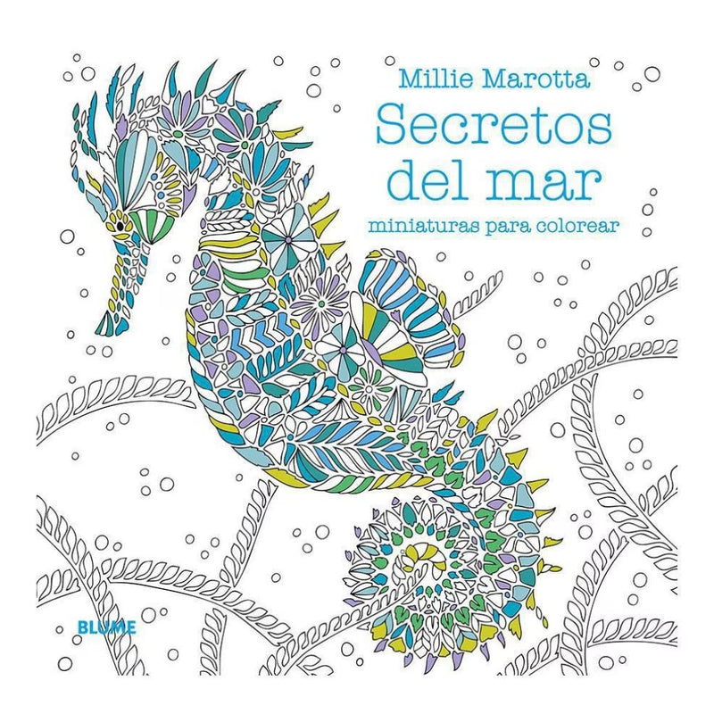 Secretos del Mar: Miniaturas para Colorear - Millie Marotta – Dibu Chile