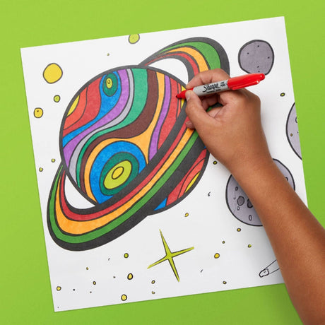 Sharpie - Set 24 Marcadores Permanentes Punta Fina Colores