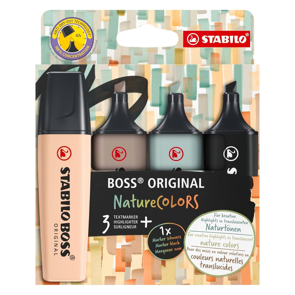 Stabilo Boss - Set 4 Destacadores Nature B