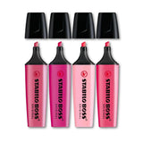 Stabilo Boss - Set 4 Destacadores Shades of Pink