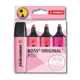 Stabilo Boss - Set 4 Destacadores Shades of Pink