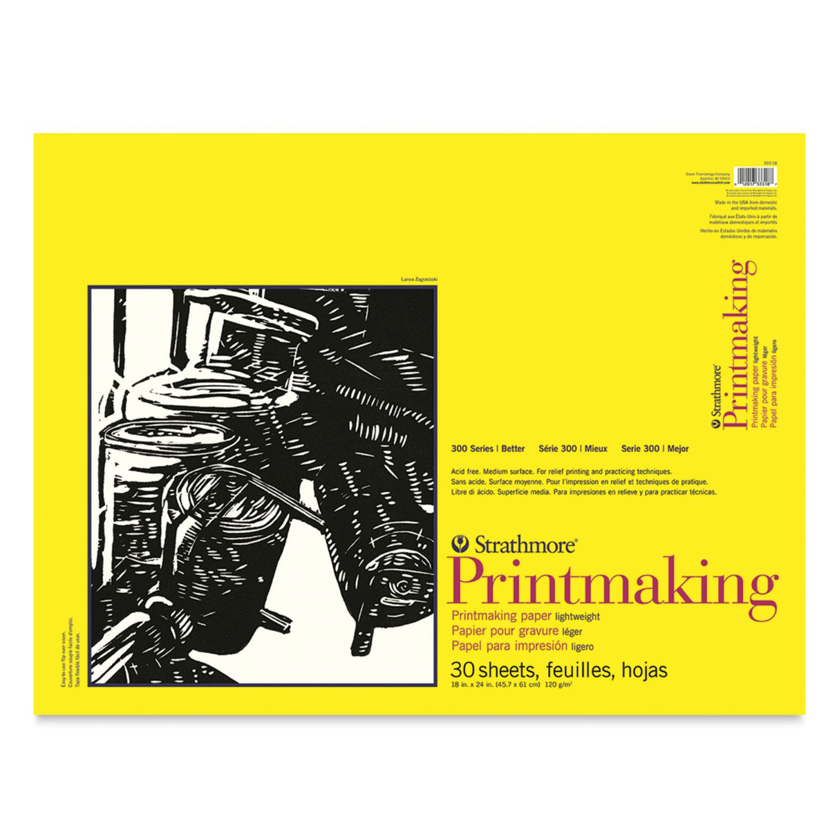 Strathmore 300 Series - Block para Impresión Printmaking 120 g/m2