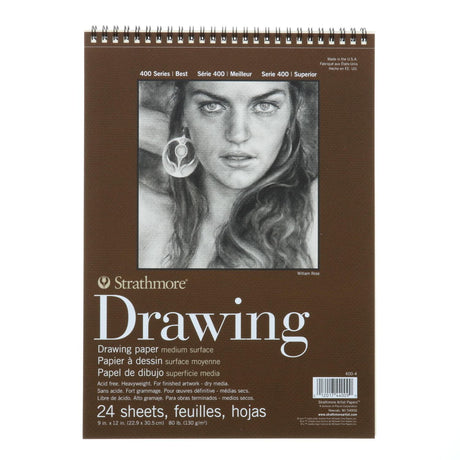 Strathmore 400 Series - Croquera para Dibujo Drawing 130 g/m2