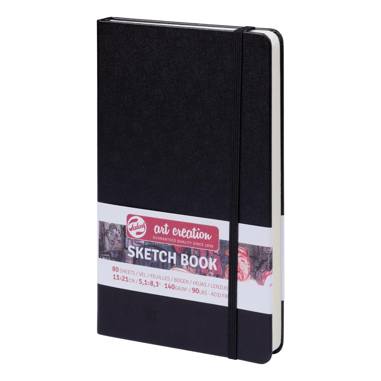 Talens Art Creation Sketch Book - Libreta 80 Hojas 140 g/m2 Black