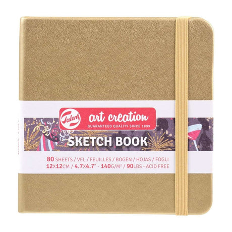 Talens Art Creation Sketch Book - Libreta 80 Hojas 140 g/m2 Dorada