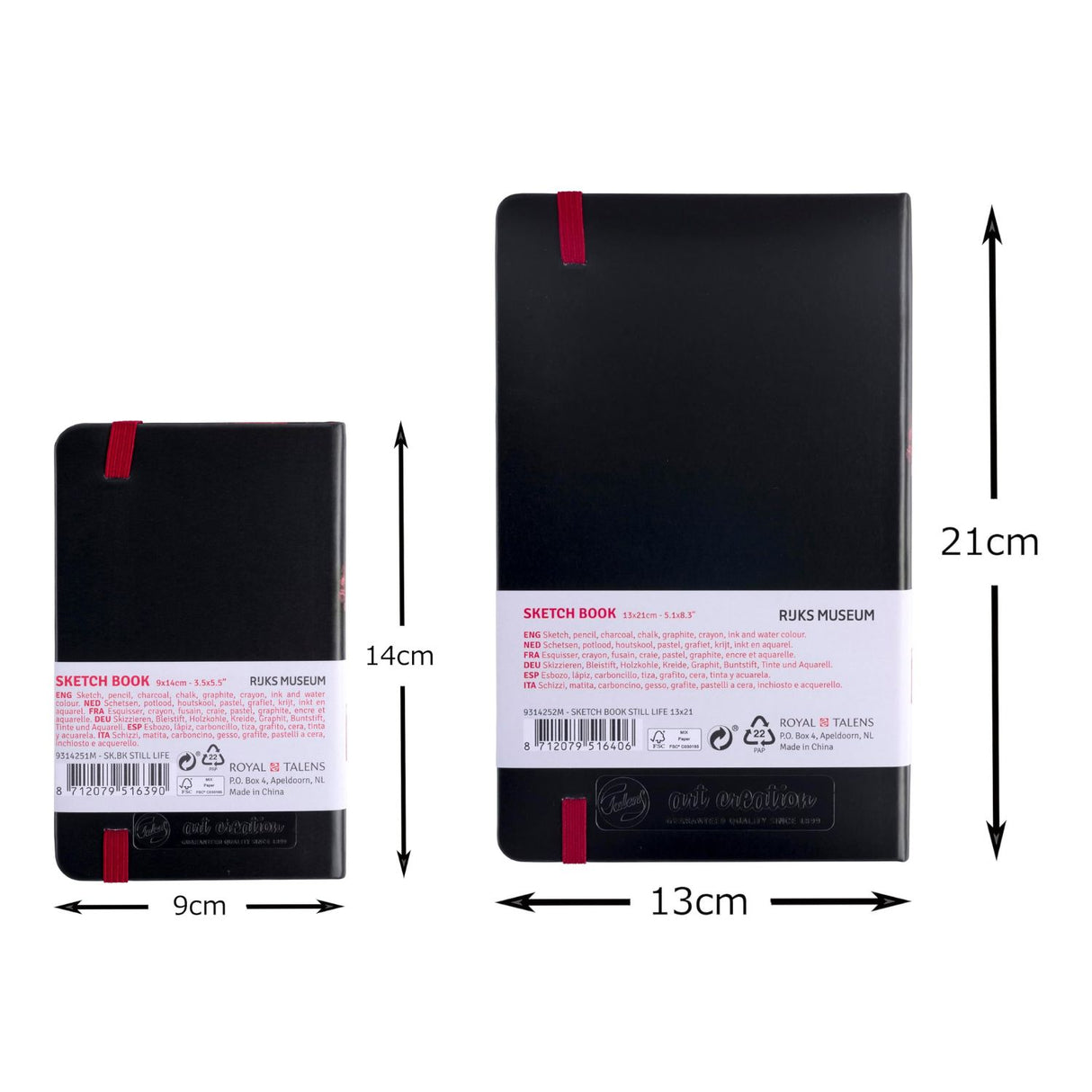 Talens Art Creation Sketch Book - Libreta 80 Hojas 140 g/m2 Flores