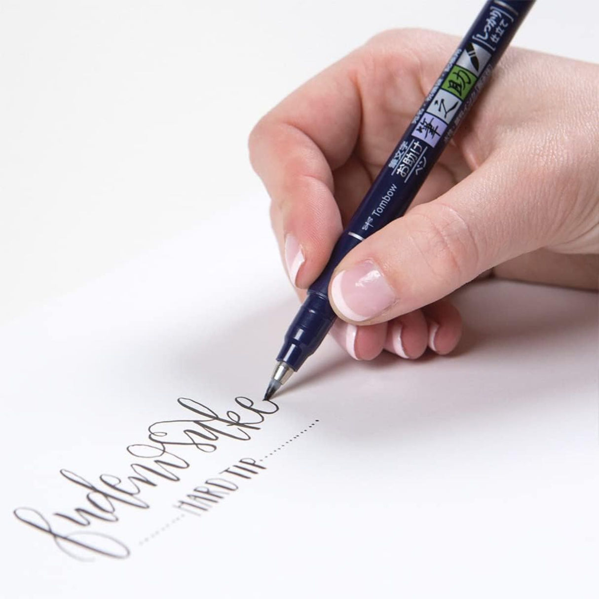 Tombow Fudenosuke - Lápiz de Caligrafía Punta Dura, Negro