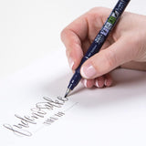 Tombow Fudenosuke - Lápiz de Caligrafía Punta Dura, Negro