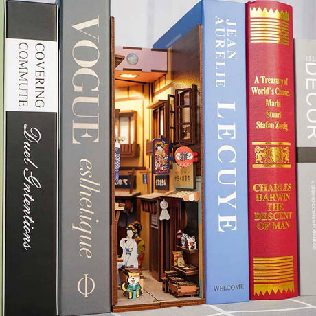 Tonecheer Book Nook - Separador de Libros Japanese Grocery Store