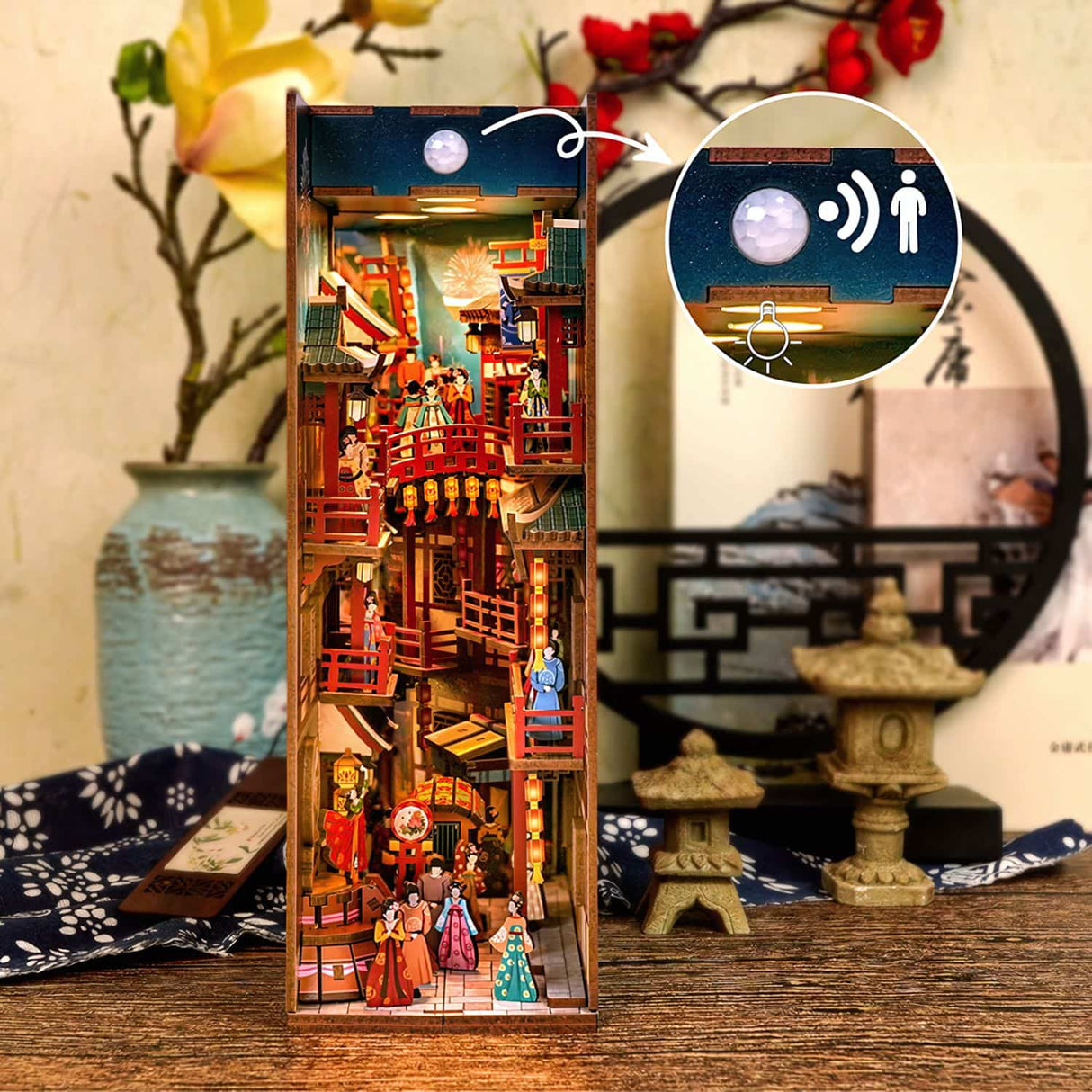 Tonecheer Book Nook - Separador de Libros The Banquet of Tang Dynasty