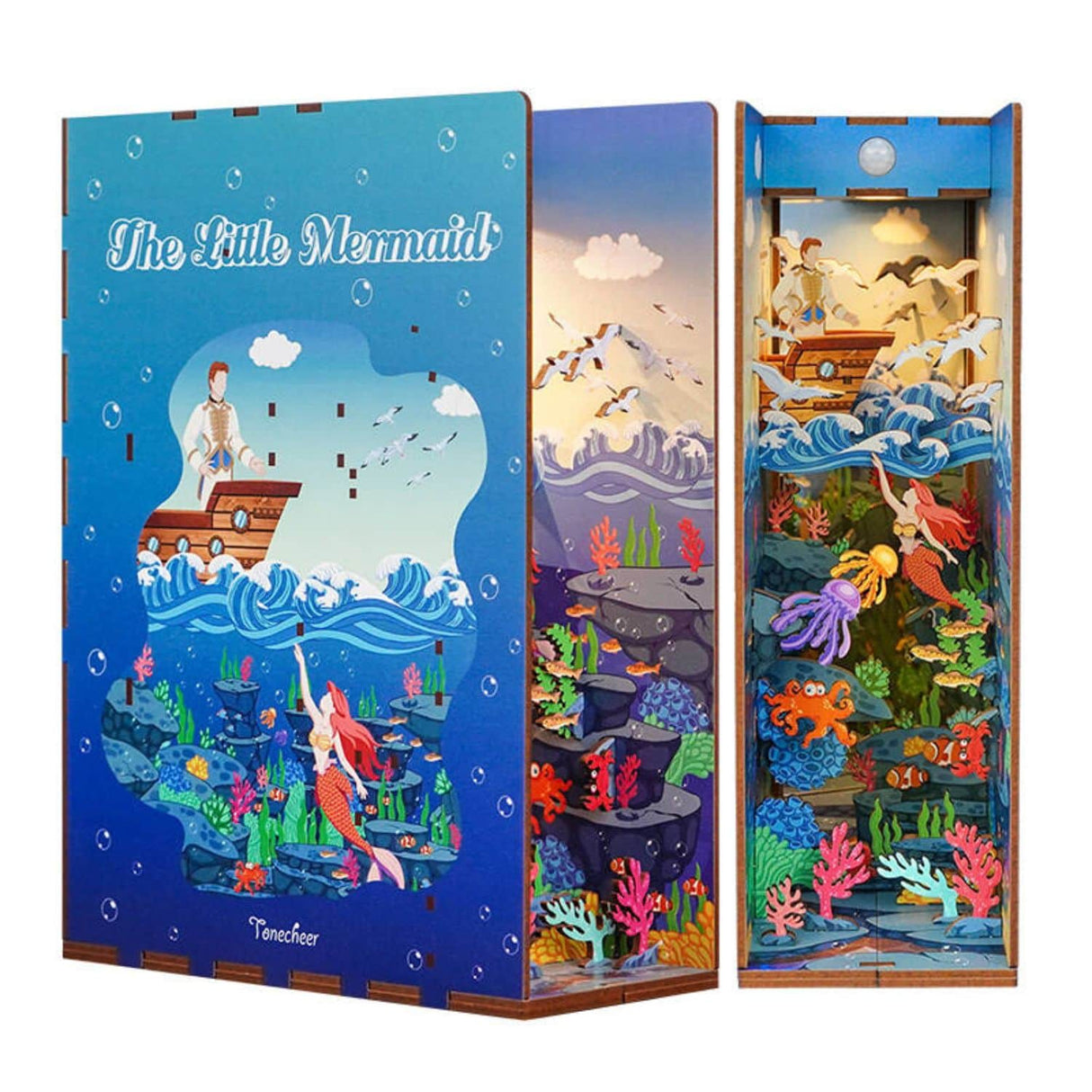 Tonecheer Book Nook - Separador de Libros The Little Mermaid