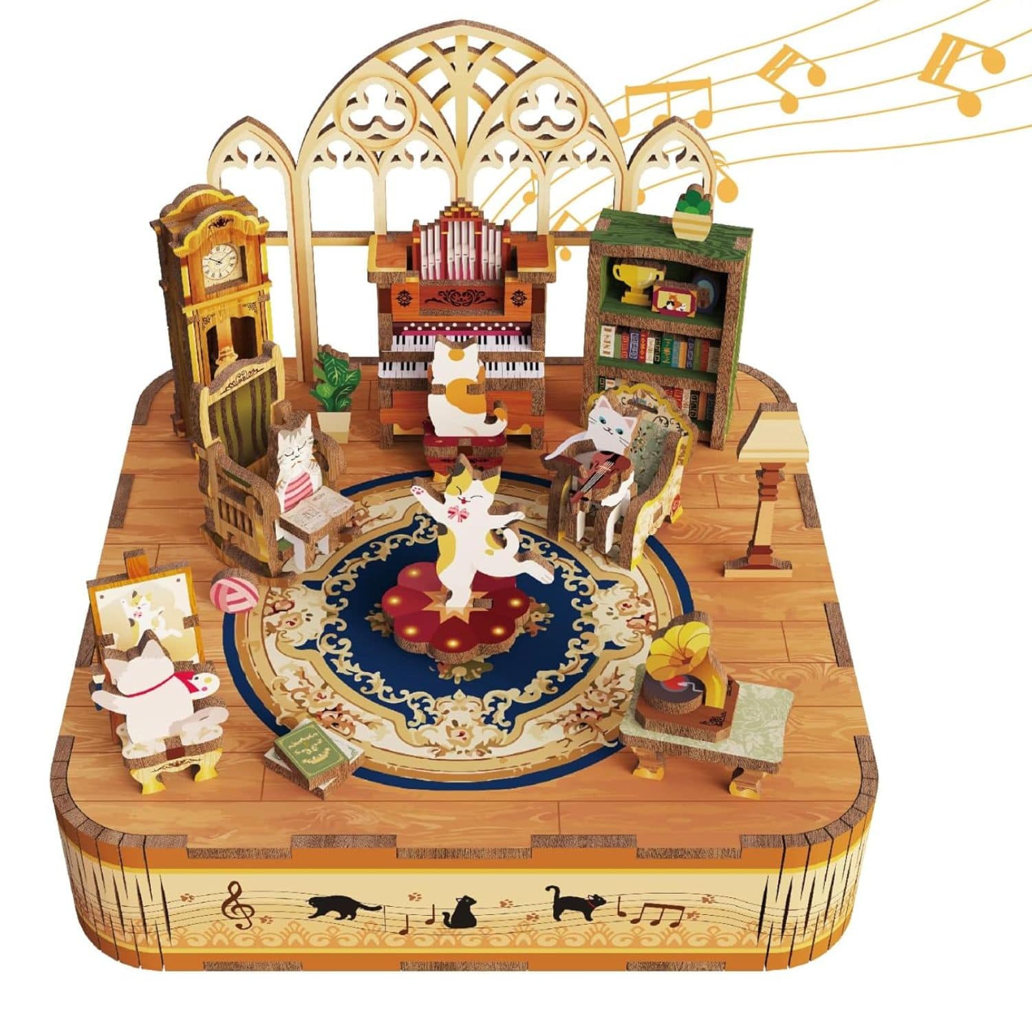 Caja Musical Armable Cat's Family Tonecheer – Dibu Chile