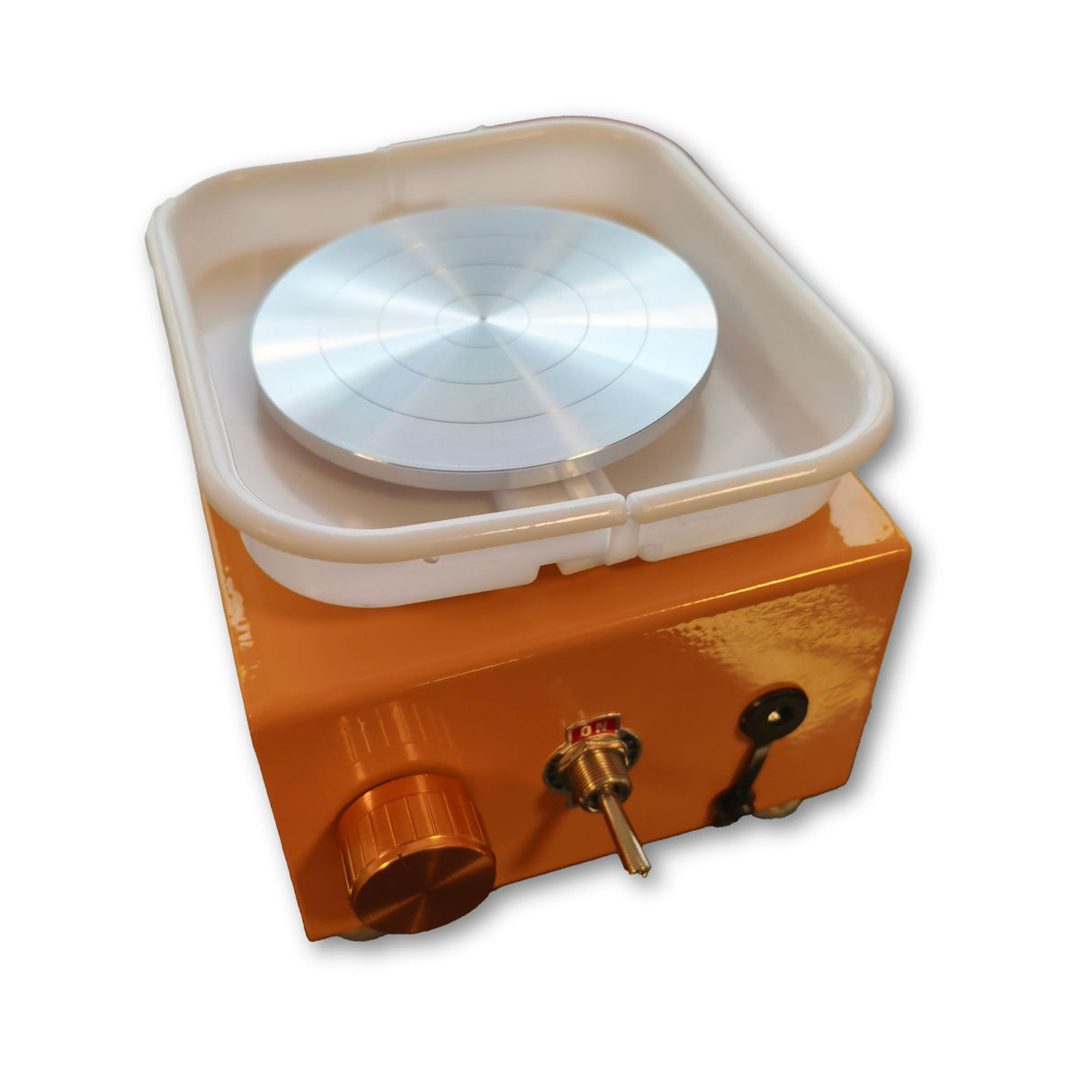 Torno Alfarero Eléctrico Mini Plato de 10 cm para Greda y Arcilla