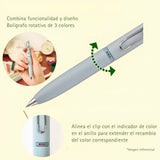 Uni-ball One 3 - Bolígrafo Tinta Gel 0,38 mm Gift Version Lamp White