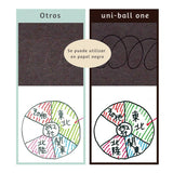 Uni-ball One F - Bolígrafo Tinta Gel Colores 0,5 mm